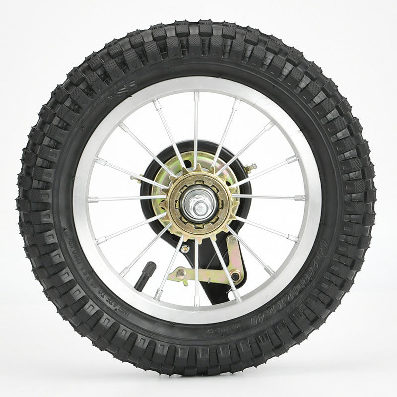 Conjunto de rueda trasera de aleación de aluminio (con freno de volante)