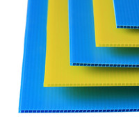 2mm 3mm 4mm 5mm 6mm 8mm 10mm 12mm Panneau Corex en vrac coloré PP Feuilles de plastique ondulé 4x8