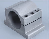 Support de moteur de broche CNC carré en aluminium moulé 62 65 80 100 105 120 125, pince de fixation pour routeur CNC et gravure, garantie 1 an