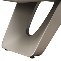 Table de conférence exécutive moderne et durable - Table en bois à biseau creux avec panneau de liaison spécial, respectueuse de l'environnement et écologique