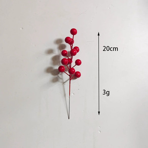 Bouquet d'aiguilles de pin artificielles Hua Zi en plastique pour décoration de Noël, mariage et usage domestique - Product Image 4