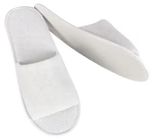 Open Toe Frottee Slipper für Hotel Bad Spa Slipper