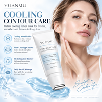 Masque facial raffermissant et hydratant PDRN Ice Sculpting Roller au caféine, niacinamide, ectoïne et peptides, gel rafraîchissant pour le visage