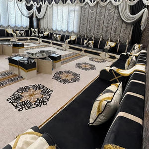 Sièges arabes Jalsah canapés marocains Majlis arabe Jalsa banc carré en tissu ensemble de meubles de maison modulaires - Product Image 1