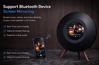 Haut-parleur intelligent Android LCD haut de gamme à forte puissance avec affichage des paroles, compatible Spotify et Apple Music