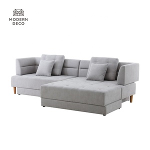 Divano letto angolare multifunzione सोफा सेट के साथ एल आकार सोफे सह बिस्तर भंडारण - Product Image 4