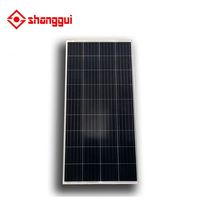 Panneau solaire de puissance 150W personnalisé Panneaux poly photovoltaïques demi-cellule certifiés TUV en silicium polycristallin Boîte de jonction IP67