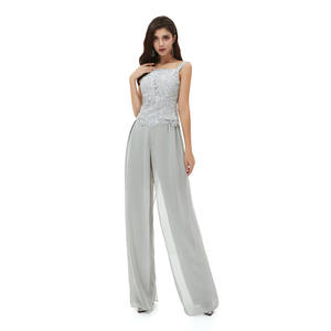Splendidi tute di <span class=keywords><strong>pantaloni</strong></span> in pizzo Bateau con scollo a maniche lunghe <span class=keywords><strong>abiti</strong></span> <span class=keywords><strong>da</strong></span> madre della sposa 2020 nuovo stile <span class=keywords><strong>taglie</strong></span> <span class=keywords><strong>forti</strong></span> abito <span class=keywords><strong>da</strong></span> sera madre - Product Image 3