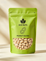 Sachet refermable personnalisé de 3 oz (3,5 g) en Mylar recyclable avec fenêtre transparente pour emballage de café et bonbons – Vente en gros