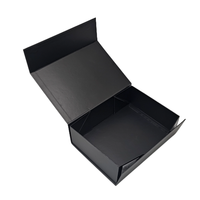 Boîte cadeau magnétique carrée rigide recyclable personnalisable avec logo personnalisé, estampage à chaud et revêtement UV, emballage en carton