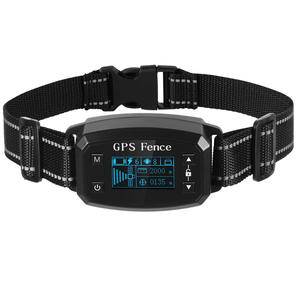 Fábrica al por mayor portátil inteligente GPS inalámbrico cerca del perro collar de entrenamiento impermeable eléctrico sistema de contención de mascotas de plástico - Product Image 2