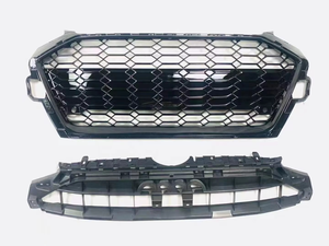 Top Vente Voiture <span class=keywords><strong>A4</strong></span> S4 B9.5 Noir Brillant Nid D'abeille Grill RS4 Style Pare-chocs Avant Grille pour <span class=keywords><strong>Audi</strong></span> <span class=keywords><strong>A4</strong></span> S4 B9.5 2020 2021 2022 2023 2024 - Product Image 3