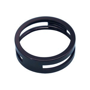 Anillo Ranurado de Plástico POM Negro Mecanizado, Collar Circular con Ranuras para Equipos Mecánicos - Product Image 2
