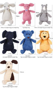 Jouet en peluche pour chien et chat en forme d'animal de dessin animé, jouets interactifs très vendus pour petits animaux - Product Image 3