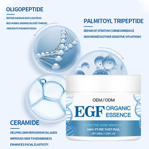 Crème réparatrice EGF Bio pour le traitement de l'acné, contrôle du sébum, réparation de la peau endommagée, atténuation des marques et des taches d'acné, oligopeptides, crèmeides OEM/ODM - Product Image 4