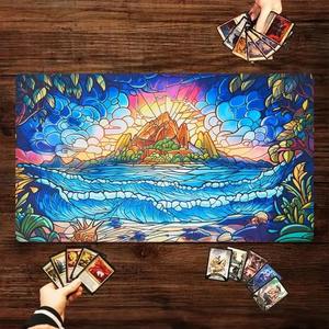 <span class=keywords><strong>Tapis</strong></span> de souris Mysterious Artistic MTG the <span class=keywords><strong>Magic</strong></span> Gathering Game Pad Art antidérapant TCG Bottom & Stitched CCG Card Mat - Product Image 4