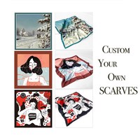 Foulard carré en soie 100% personnalisé, motif drapeau national Paisley, utilisable comme bandeau, foulard de cou, foulard de visage ou bandana