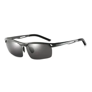 Hot sale designer fishing bike custom sport polarized sunglasses women men frame sunglasses metal sun glasses in stock