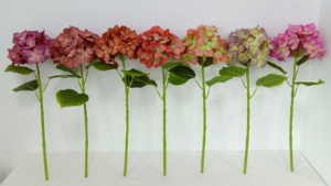 Nhà máy trực tiếp hoa nhân tạo <span class=keywords><strong>Silicone</strong></span> tráng cảm ứng thực sự Hydrangea để bán - Product Image 6