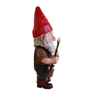 OEM ODM Resin Artist Gnome <strong>Figurine</strong> Custom Private Label Novelty Statue Wholesale Polyresin Decor <strong>Hand</strong> Painted Painter Gnomes - Product Image 3