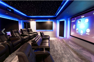 Plafonniers de <span class=keywords><strong>cinéma</strong></span> maison à fibre optique, panneaux de plafond étoilés avec étoile filante multicolore - Product Image 3