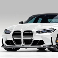 Couvre-conduits d'air avant en carbone sec, grilles latérales en maille 51118074773 51118074774 pour BMW G80 G81 M3 G82 G83 M4 CS 2020-2026
