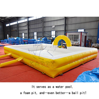 Structure gonflable de saut et fosse à mousse de haute qualité, en PVC de qualité commerciale, pour intérieur et extérieur, avec piscine à mousse gonflable