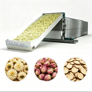 Séchoir industriel à bande transporteuse multi-couches en maille pour fleurs, fruits et légumes - Product Image 1