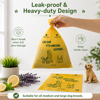Sacs à déjections pour chiens et chats, parfumés citron et lavande, sans fuite, personnalisables avec logo, vente en gros directe usine, pour promenades en extérieur
