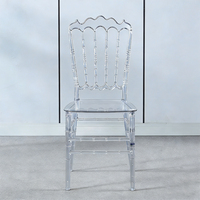 Chaises en acrylique transparentes empilables pour restaurants, hôtels, événements - Best-seller