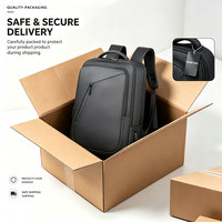 Sac à dos pour ordinateur portable imperméable en Oxford avec port de charge USB, extensible, multi-couches, grande capacité, unisexe, pour les voyages d'affaires