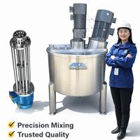 50L 100L 150L 200L 300L Dubbeljasje Mengtank Hoge Shear Homogenizer Shampoo Mengtank
