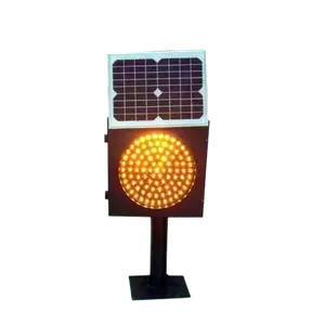 300MM en iyi fiyat trafik ışıkları güneş sarı uyarı ışığı yanıp sönen uyarı sinyal ışığı