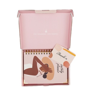 Biểu tượng tùy chỉnh A5 màu Hồng Xoắn Ốc hàng tuần hàng tháng biểu hiện mục tiêu Nhật Ký Tạp Chí kế hoạch chương trình nghị sự máy tính xách tay - Product Image 1