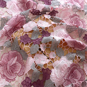 بيع قماش تول فرنسي نقي فاخر مطرز متعدد الألوان مناسب لملابس النساء وفساتين السهرة - Product Image 5