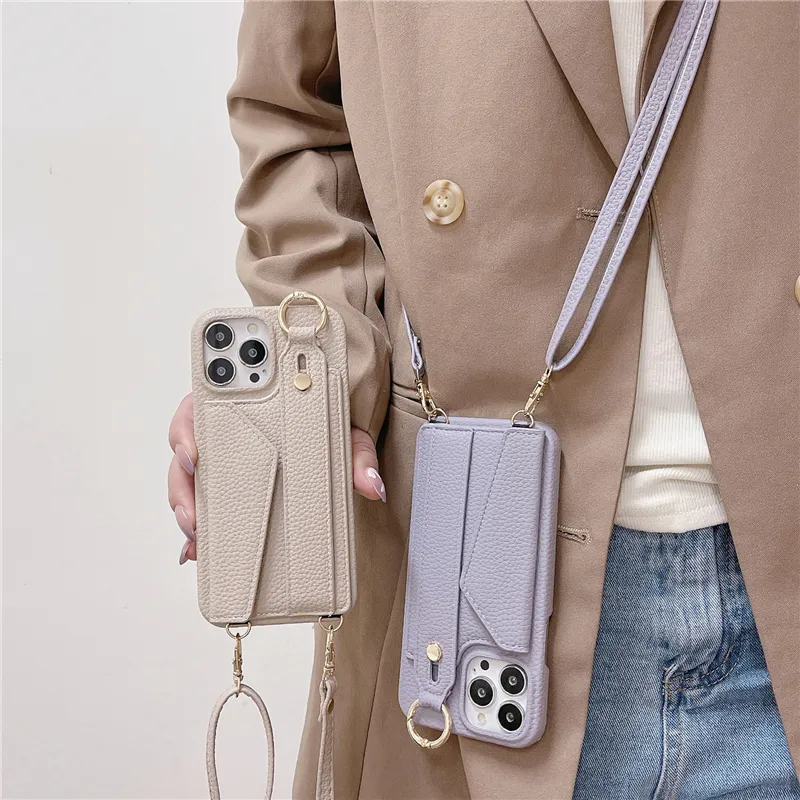 Funda con correa para bolso de mujer, carcasa con cadena para iphone 11 12 13 pro, iphone 14 pro max, carcasa cruzada