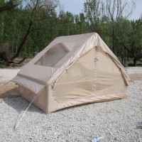 Tente de camping gonflable durable - Tente à colonnes d'air renforcées, résistante au vent et à la neige, abri extérieur 4 saisons