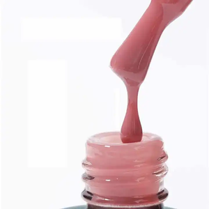 Fournisseur d'articles pour ongles, faible MOQ, vernis à ongles gel UV végétalien et biologique 2 en 1, vernis gel rouge à retirer par trempage, flacon, marque <span class=keywords><strong>PEBEO</strong></span> - Product Image 1