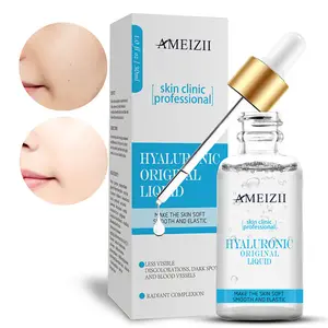 Hyaluronzuur Facial Serum Organische Koreaanse Huidverzorging Oplossing Verpakking Whitening Aanscherping Plantenextract Goud Gezicht Serum