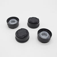 Bouchons de bec verseur anti-fuite et anti-déversement en plastique PP de 32 mm pour produits chimiques industriels, avec couvercle à vis inviolable pour bouteille de lubrifiant