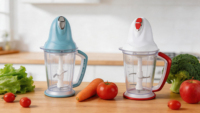 Hachoir Électrique Multifonctionnel pour Viandes, Légumes, Fruits et Noix – Lames en Acier Inoxydable 200W – Appareil de Cuisine Domestique