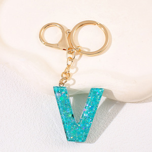 Chaîne de suspension pour tasse d'<span class=keywords><strong>eau</strong></span> et porte-clés à vingt-six lettres, style luxe léger et simple, pendentif de sac pour femme au design original - Product Image 6