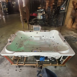 BY-5011 Lazy Spa Gran Exterior Independiente Hidromasaje Exterior Bañera Jakuzzy <span class=keywords><strong>Piscina</strong></span> de Hidroterapia <span class=keywords><strong>con</strong></span> Yacusi Jacuzzi al aire libre - Product Image 4
