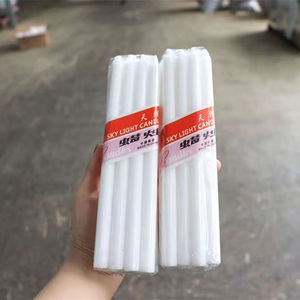 촛불 공장 도매 저렴한 파라핀 왁스 교회 촛불 유럽 홈 조명 촛불 화이트 - Product Image 2