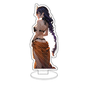 Figurine en acrylique Yuanshen : Raiden Shogun, <span class=keywords><strong>Shenhe</strong></span>, Kamisato Ayaka – Ornement de bureau, objet de collection, cadeau, porte-clés - Product Image 6