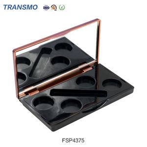 Paleta de Sombras de Ojos Vacía con Logotipo Personalizado al por Mayor, Caja de Plástico para Maquillaje, Empaque Cosmético de 10 Colores con Espejo - Product Image 4