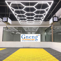 Lampu Salon Desain Baru Lampu Toko Tukang Cukur 6500K Kualitas Tinggi Lampu LED Heksagonal ZT1028