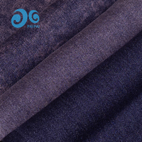 Tissu denim tissé teint en fil violet, délavé, éco-responsable et coloré, pour robes, jupes, jeans et pantalons pour femmes, garçons et filles, en stock