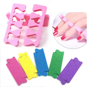 Destly Vinger Divider Spacer Nail Art Manicure Pedicure Tools Voor Nagellak Luxe Schuim Teen Separators