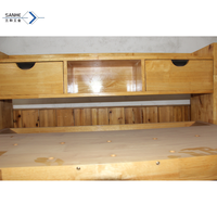 Établi pliable portable à deux tiroirs en bois de bouleau et d'hévéa État neuf pour le travail du bois et des bijoux sur la table